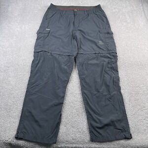 Kailas Pants Mens 2XL XXL Grey Convertible Zip Off‎ Cargo Hiking Outdoors Nylon